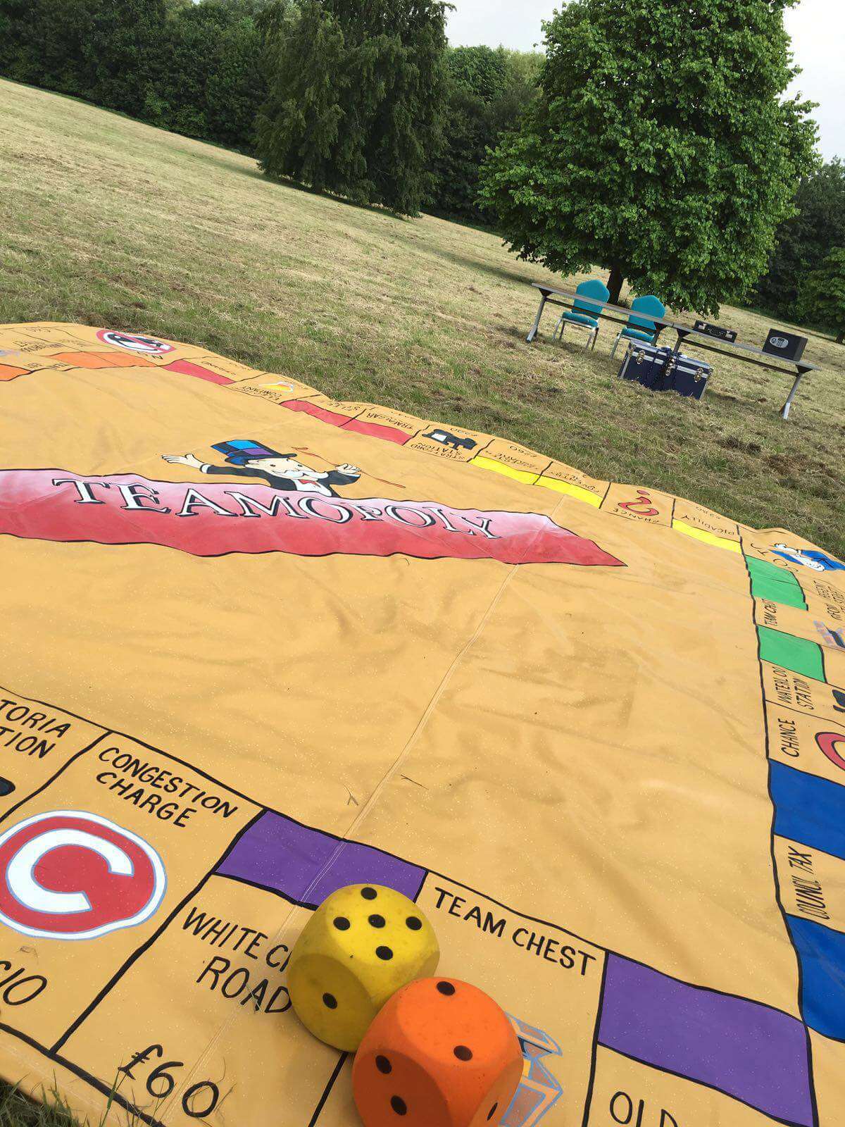 Monopoly Team Building Game Teamopoly Life Sized Board Game