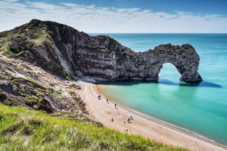 durdle door ocean view