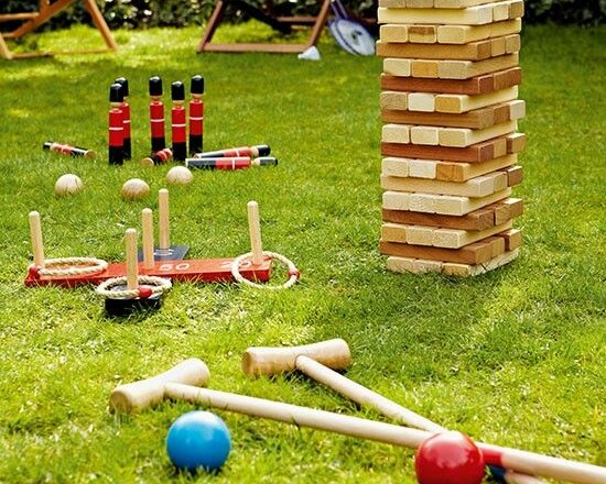 garden games kit for team building event outdoors