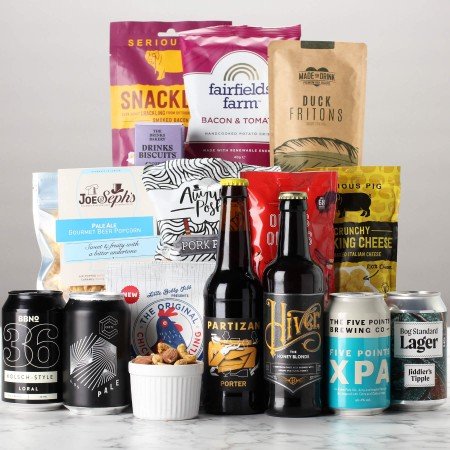 Virtual Christmas Party Beer & Snacks Hamper