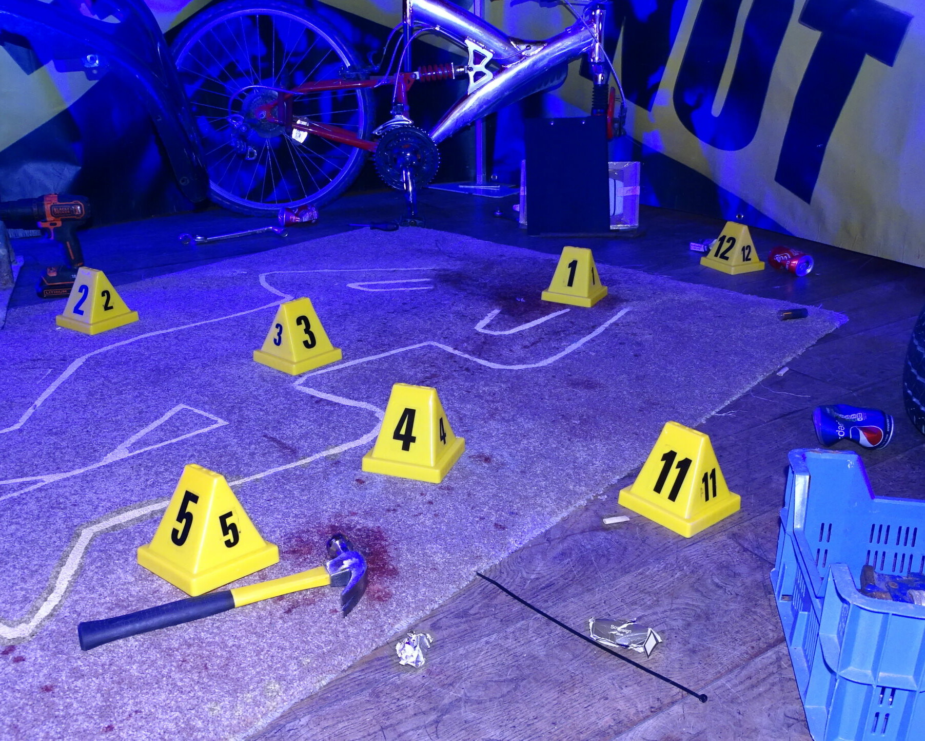 crime scene experience team building event