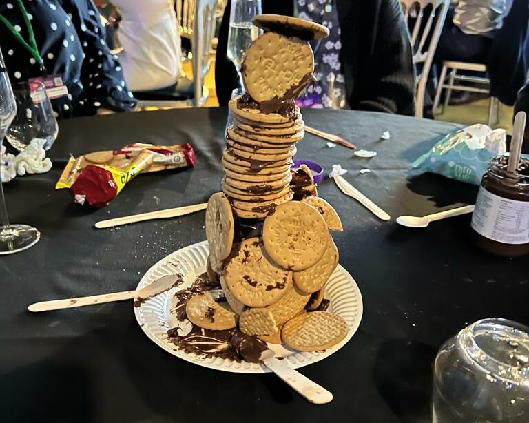master of the tasks team building tower of biscuits challenge