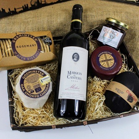 Virtual Christmas Party Wine & cheese Hamper