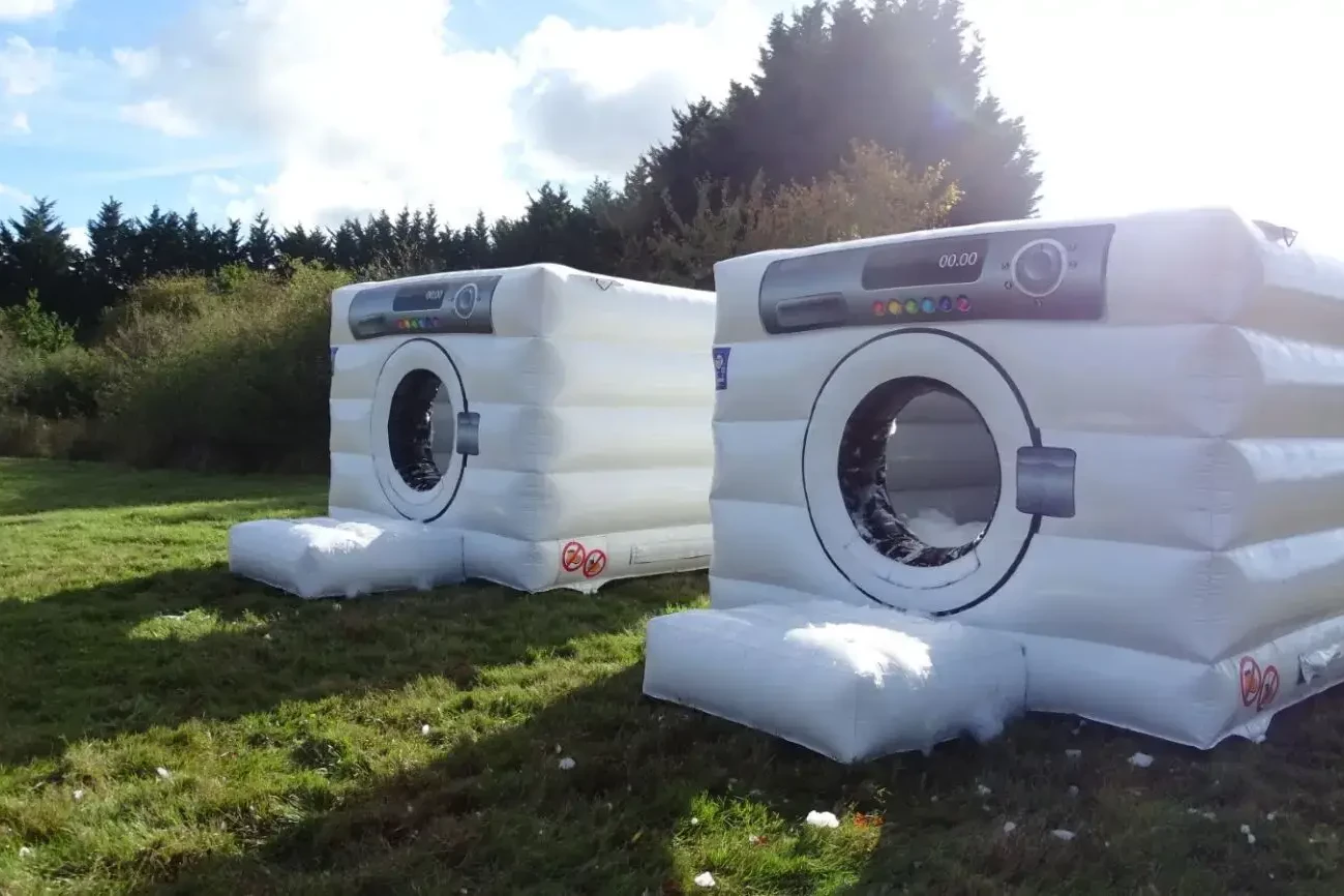 giant washing machines team building