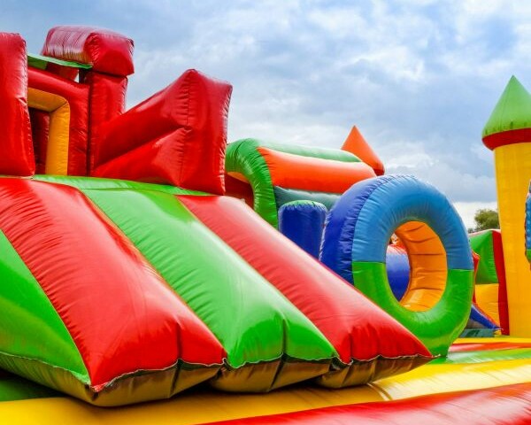 Total Wipeout Colourful Team Building Inflatables